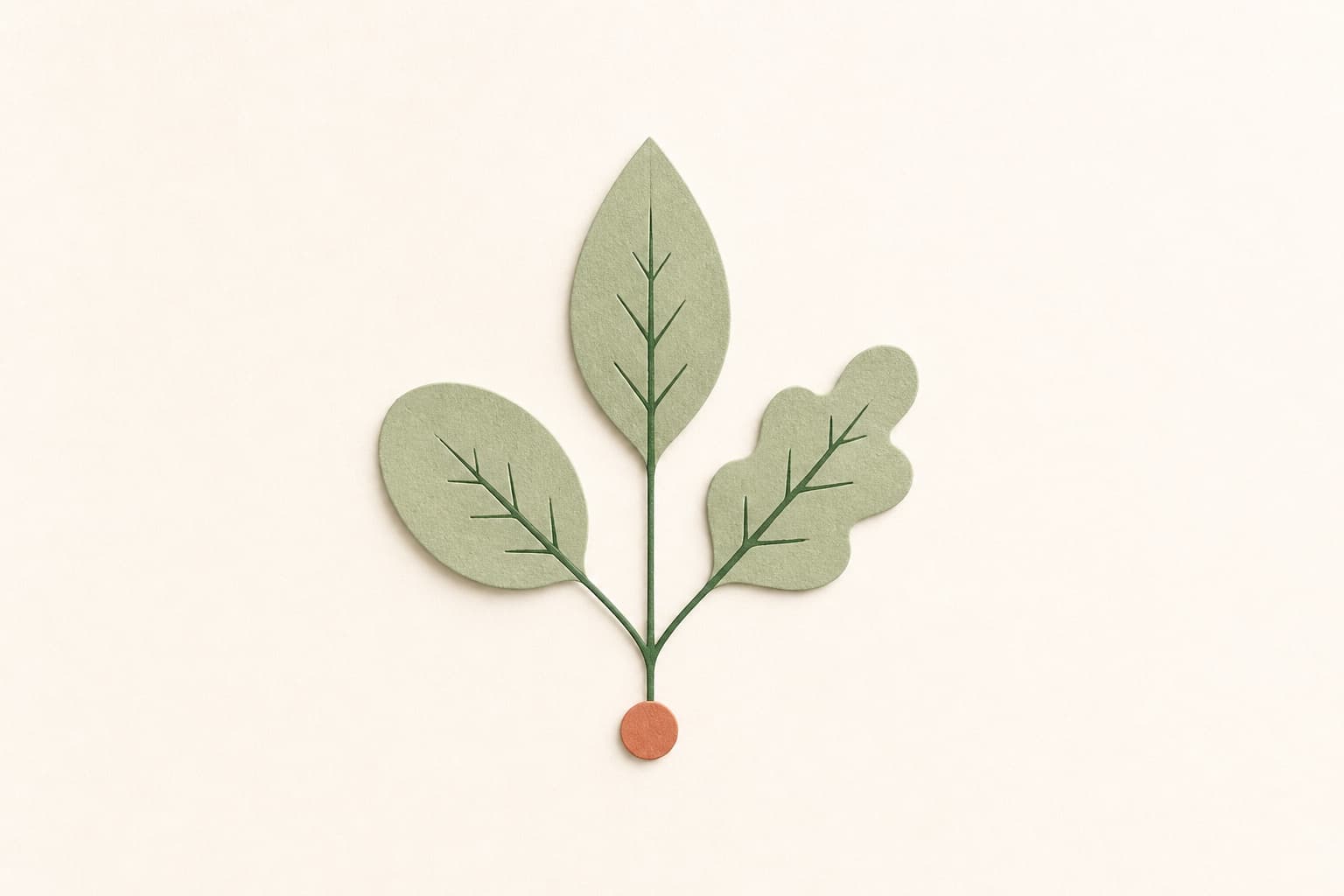 Three distinct leaves sharing one product system and root